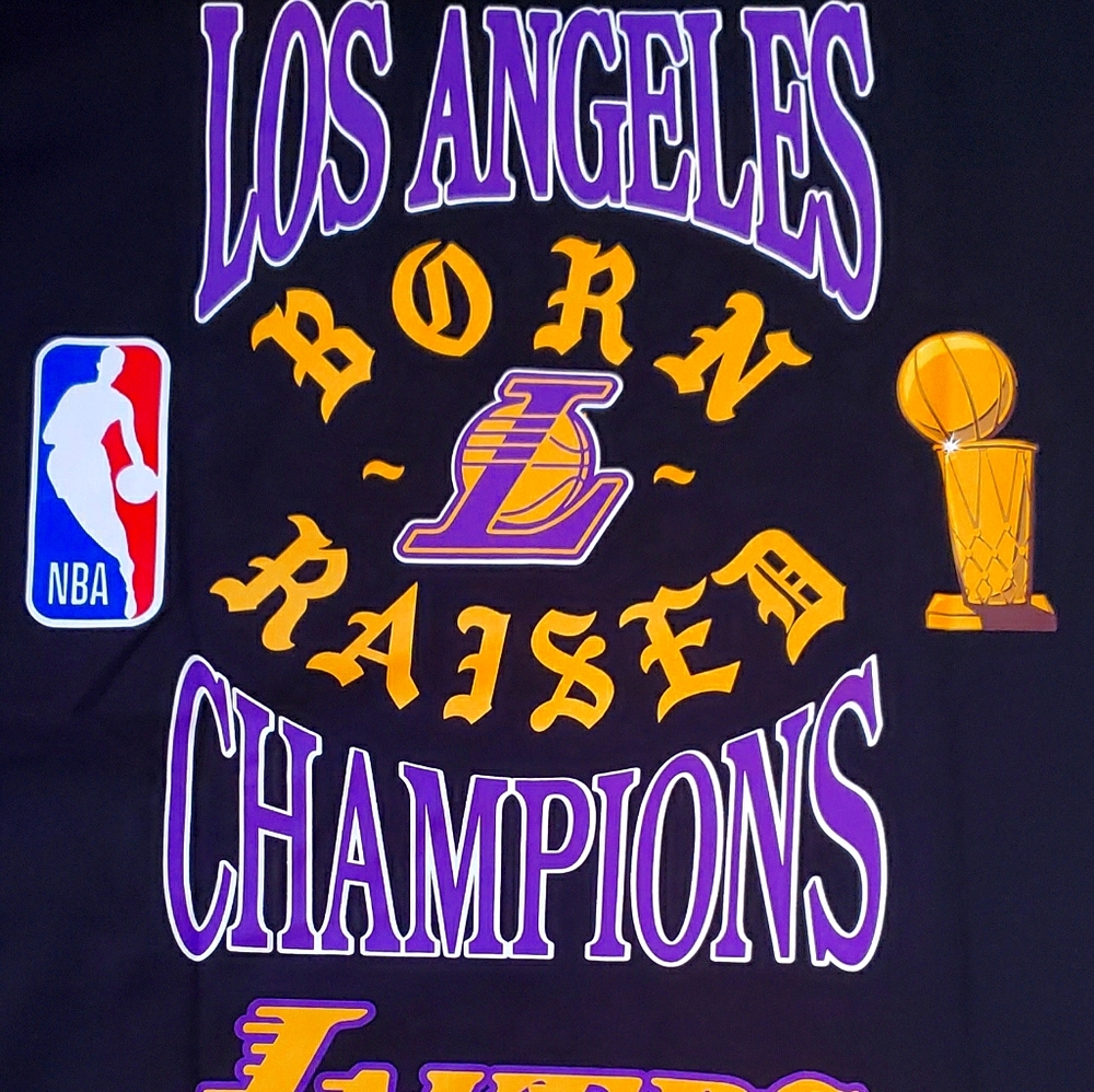 💛 Born x Raised Lakers Championship shirt M 💜